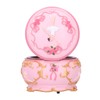 LED Music Box Figurine Rotation Exquisite Music Box Home Decoration