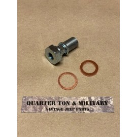 willys Brake Master Cylinder Bolt and Washers fits Willys MB GPW M38 CJ2A CJ3A jeep