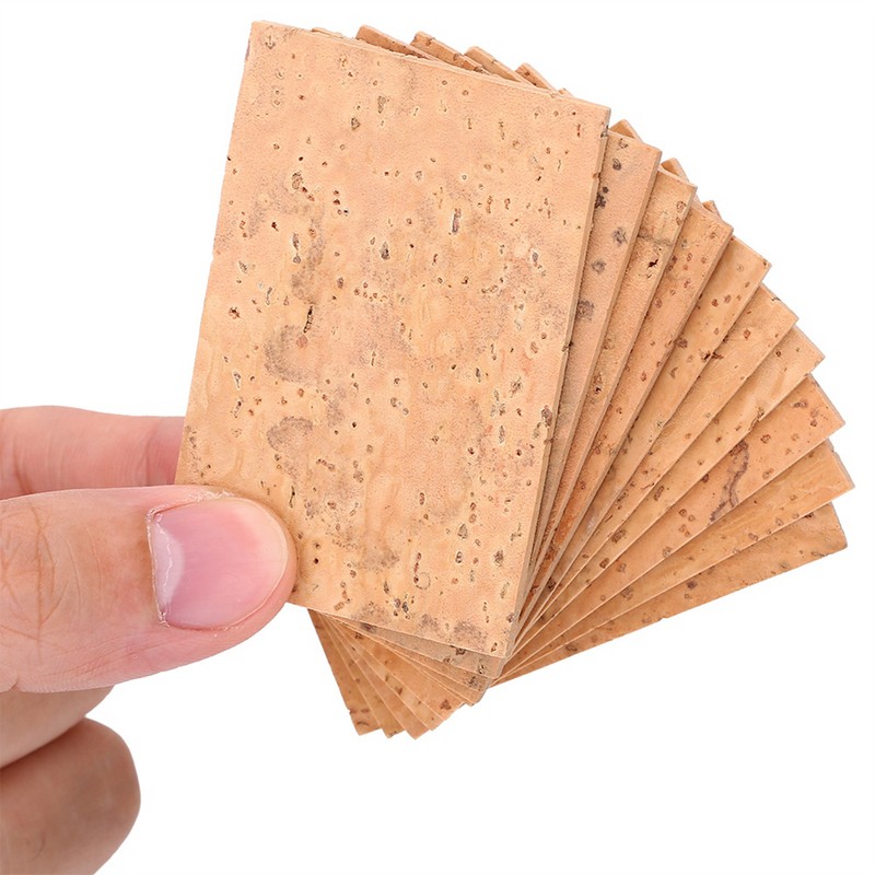 10PCS/Set Universal Saxophone Sax Neck Joint Cork Sheet Instrument Accessories
