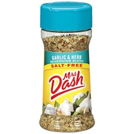 Mrs. Dash GARLIC & HERB Salt-Free Seasoning 2.5oz (2-pack)