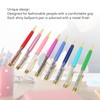 8PCS Crystal Ballpoint Pen Fashionable Colorful Bling Crystal Pens for