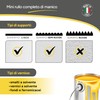 Boldrini Mini Nylon 6mm Roller Ideal for Varnishes and Solvent