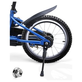 LEICHTEN Kickstand for Kids Bike for 16 Inch Wheel Bicycle,Rear Side Mount Bicycle Kick stand Kids Bike Accessories,Black