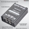 WisWinDa Pro Di-2 Passive Stereo Direct Box With 3-Level PAD