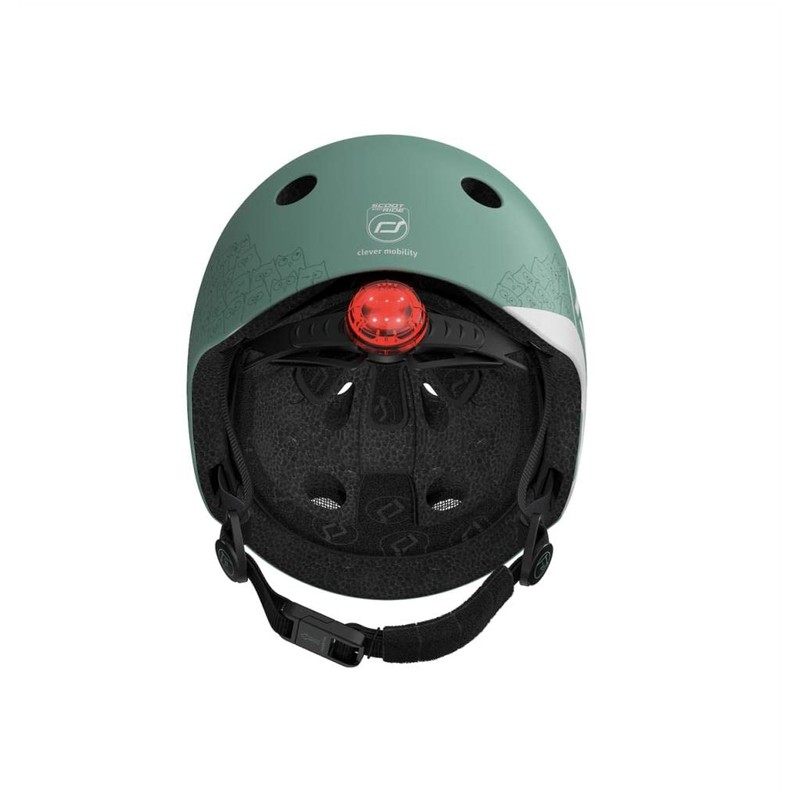 Scoot&Ride Unisex Youth Helmets XXS, Reflective Forest, S