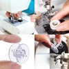 36Pcs Transparent Plastic Sewing Machine Bobbins with Bobbins Box Sewing