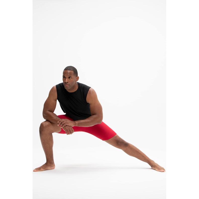 DEVOPS Men's Compression Shorts (X-Large, Black/Charcoal/Navy/Blue/Red)