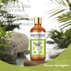 HEYTREE Lemon Eucalyptus Essential Oil - Refreshing Aromatherapy Oil for Skin Care, Relaxation 100 ml