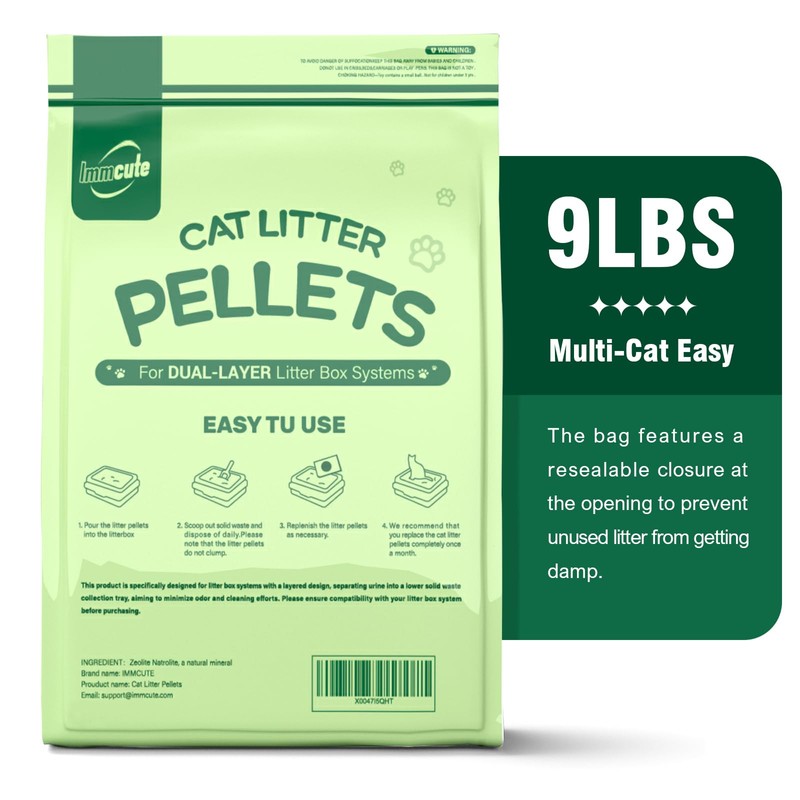 Cat Litter Pellets 18 lbs, Generic Litter Pellets Refills Exclusively