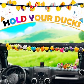 EJDRFN Paracord Duck Holder for Jeep Wrangler,Duck Mount Holder Compatible with Jeep Wrangler TJ JK&JL,Car Paracord Duck Holder,Red (1PCS)