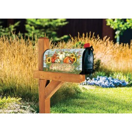 Studio M MailWraps Harvest Home, The Original Magnetic Decorative Mailbox Cover, Made in USA, Superior Weather Durability, Standard Size fits 6.5W x 19L Inch Mailbox
