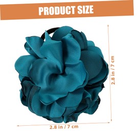 Baluue 8pcs Floral Hair Ties for Girls Elastic Ponytail Holders Elegant Colors for All Occasions Adds Charm to Any Hairstyle Hair Accessories for Boys and Girls and Teens