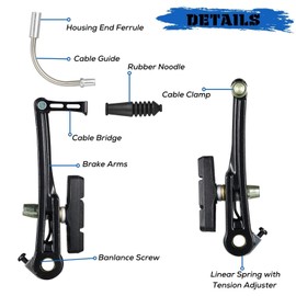 corki Linear Mountain Bike V-Brake Set Front and Rear VBK02