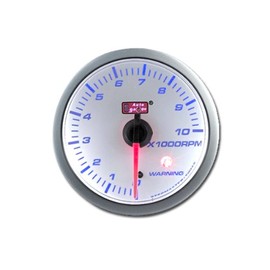 Auto Gauge 52Φ SM White Face with Tachometer