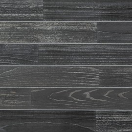 SINGULARWOOD Wall Planks,Real Rustic Accent Wood Panels for Interior Wall Decor,DIY Peel and Stick Easy Installation (12 Sheets/14.50 Sq Ft/Box),Rustic Black