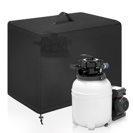 TZEKING Sand Filter System Pool Cover, Waterproof Sand Filter System Cover for Intex Pool Pump, Sand Filter, UV-Resistant Oxford Fabric, for Sand Filter System, Pool Pump, 84 x 61 x 86 cm