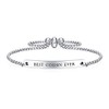 Kisseason Best Cousin Ever Mantra Bracelet for Women Jewelry Adjustable