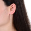 4pcs Sterling Silver Ear Threader Earrings Long Chain Earring Thread