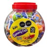 Gomitas Rellenas Gummy Fish Sabores Frutales 50pz 500g
