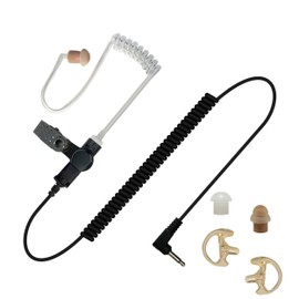 Sheepdog 3.5mm Listen Only Earpiece with Acoustic Tube for Shoulder Speaker Microphones