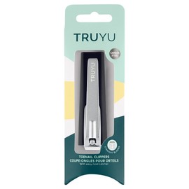 True You Straight Luxury Toenail Clippers Anti-Splash Cover Carbon Steel Nail Professional Nail Clippers Cutting Power & Easy Grip Design Recommended for Office Use Luxury Gift Size (Silver), 1 Piece, Silver / 트루유 일자형 고급 발톱깎이 튐방지커버 카본 스틸 네일 전문가용 손톱깍기 절삭력 & 쉬운 그립감 디자인 사무실용 추천 고급 선물용 사이즈 (실버), 1개, 실버