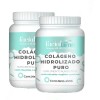 Kit 2 Colágeno Hidrolizado Ácido Hialurónico 450 Gr