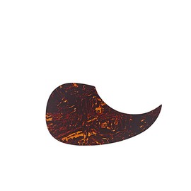 Alnicov Guitar Pickguard Sticker,Celluloid Comma Shape Self-adhesive Sticker for Folk Acoustic Guitar Accessories