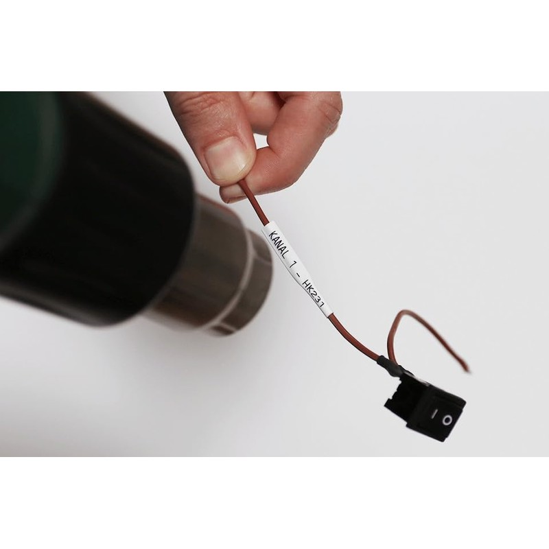 Brother Genuine Pro Tape HSe-251E Heat Shrink Tubing - Black