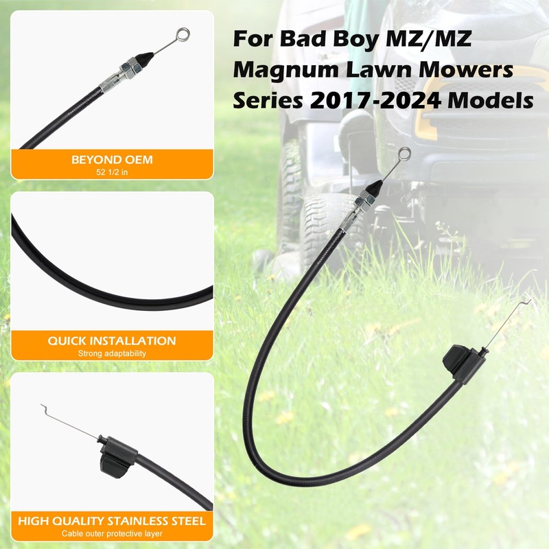 064-8057-17 Brake Cable Replacement for Bad Boy MZ/MZ Magnum Lawn