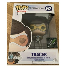 Funko Pop! Overwatch Posh Tracer with Exclusive THINKGEEK Sticker on Box