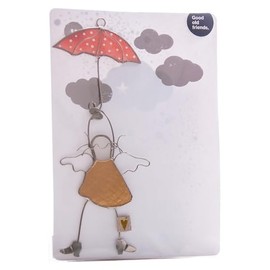 Good old Friends Floating Angel with Umbrella