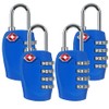 4 Dial Digit TSA Approved Travel Luggage Locks Combination for