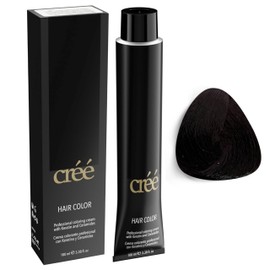 Cree Professional Permanent Hair Color, 100ml - 3.4 fl.oz. (Very Dark Brown 2)