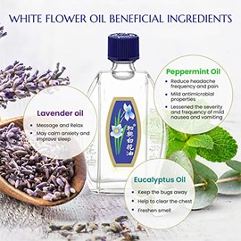 White Flower Aceite Bálsamo Analgésico Externo Flor Blanca 5ml 085fl Versión Paquete Medication Unidades Hoe Hin Pak Fah Yeow Manufactory
