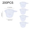 200 Pcs Plastic Disposable Urine Collection Cups 40 ML Plastic