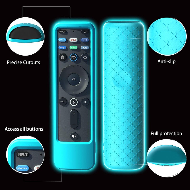 4PACK Case Cover for VIZIO XRT260 Smart TV Remote Control