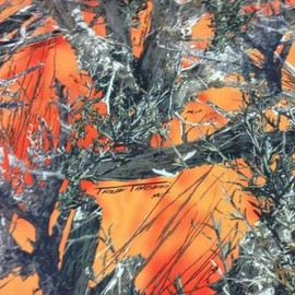 Durafit Seat Covers, Kubota Sidekick RTV Utility Vehicle, Camo Seat Covers, Endura Fabric for Solid Bench. New Version MC2ORANGE Design