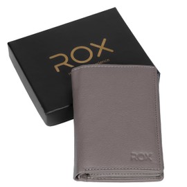 ROX Leather Trifold Wallet for Men Brown With 18 Credit Cards Extra Capacity Attached Flip Pockets RFID Blocking With Tough Stitching & 2 ID Window (3.5x5.12x0.79 Inch)