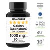 MONOHERB Gokhru - Gokhshura - Extract 1000 mg - 90