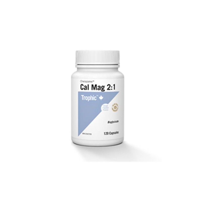 Trophic Trophic Calcium-Magnesium 2:1 Chelazome, 120 Count