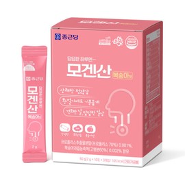 Chong Kun Dang, 1 box of 30 packets of 2g peach flavor from Mogen for a frustrating day (1 month supply), guaranteed arrival of propolis honey bellflower / 종근당 답답한 하루엔 모겐산 복숭아맛 2g 30포 1박스 (1개월분) 프로폴리스 꿀 도라지 도착보장