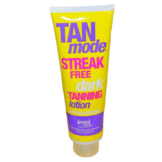 Tan Mode Streak Free Hypoallergenic Dark Tanning Lotion 9 Ounce