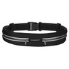 MoKo - Cinturón deportivo para correr, bolsa doble para exteriores,
