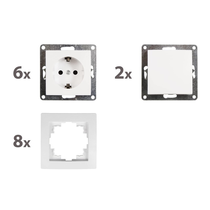 MC POWER - FLAIR – Socket Set | White, Matt