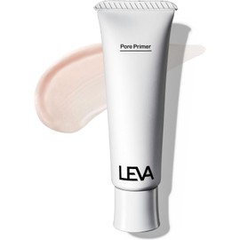 LEVA Pore Primer for Men 15g – Smooth Base to Cover Acne Scars & Pores, Correct Uneven Texture, Prevent Shine & Wrinkles, Natural Finish for BB Cream