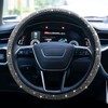 Limsas Bling Rhinestone Steering Wheel Cover with Crystal Diamond for
