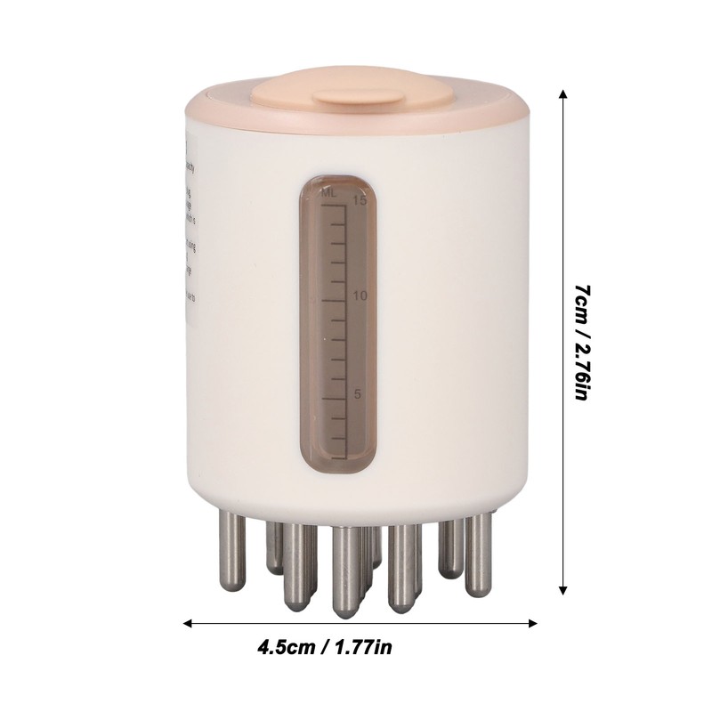 Electric Hair Massage Comb 15ml Capacity Vibration Scalp Applicator Comb