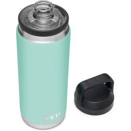 YETI Rambler Bottle Chug, Vaccum Insulated Stainless Steel Bottle with Chug Cap, Seafoam, 26 oz (760 ml)