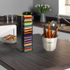 CRAKTH Metal Can Cooler Holder with Bottle Opener Wall Mount