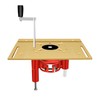 Router Lift Base Maximum 47mm Height Aluminum Alloy Stainless Steel